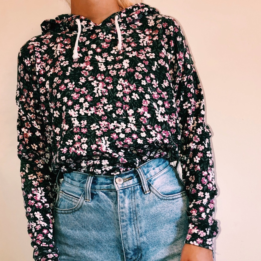 Floral sweatshirt